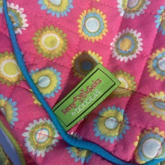 Sassy Pet Saks Douglas Owl Quilted Polkadot Fabric Girls Shoulder Bag - Picture 5 of 6